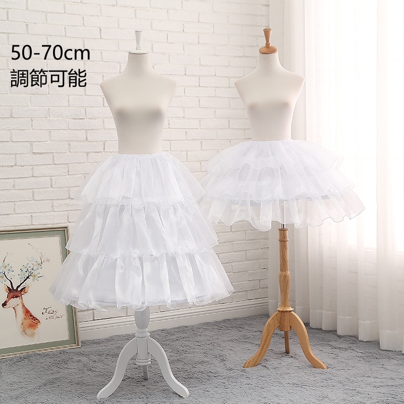  Lolita pannier wire pannier 3ps.@ wire 50-70cm length adjustment possible volume up bird cage type A line Halloween cosplay presentation costume 