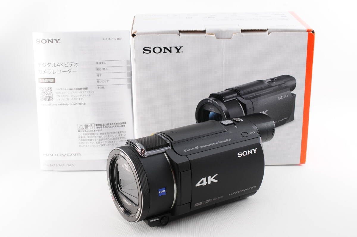 ★元箱付き★ SONY FDR-AX60 Handycam デジタル4Kビデオカメラ ハンディカム#332.52_画像1