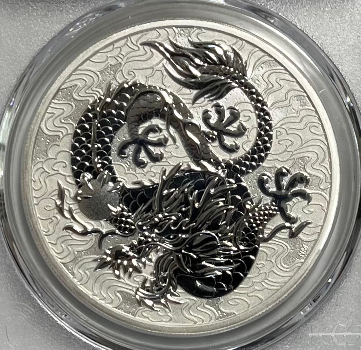 宝玉を持つ伝説の龍2021年パース オーストラリア ミスアンドレジェンズ ドラゴン 1オンス シルバー銀貨PCGS MS69コイン