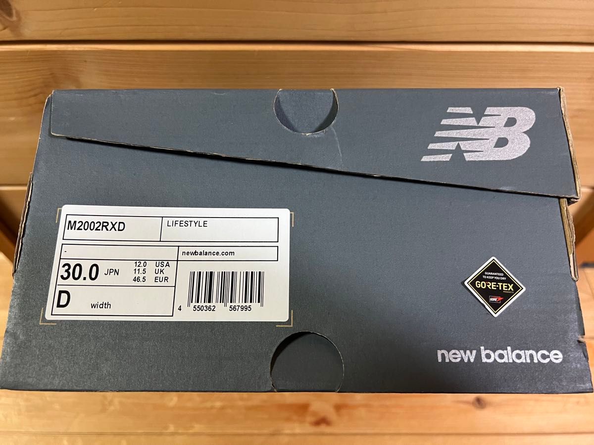 ニューバランス newbalance M2002RXD ブラック　30.0cm 新品未使用