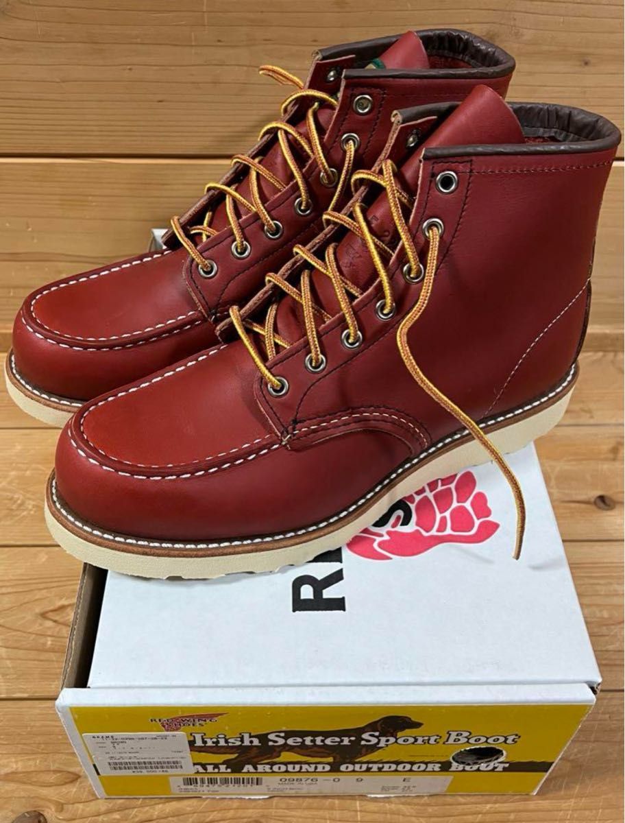 レッドウィング REDWING 9876 9E ビームス別注半円犬タグ復刻 レッドウィング REDWING 9876 9E ビームス別注半円犬タグ復刻