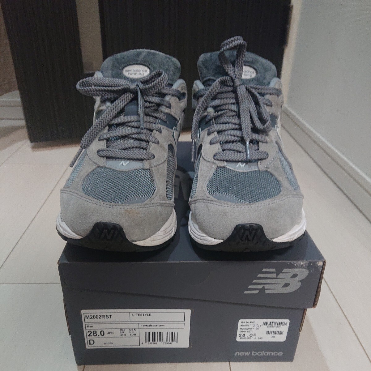 ニューバランス M2002RST GRAY JPN28.0 UK9.5 USA10.0 EUR44.0 スニーカー_画像4