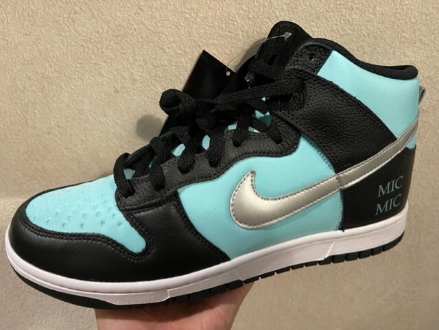 US11 29cm 新品 NIKE ナイキ バイユー BY YOU ダンク HIGH DUNK ハイ HI tiffany ティファニー カスタムメイド _画像2