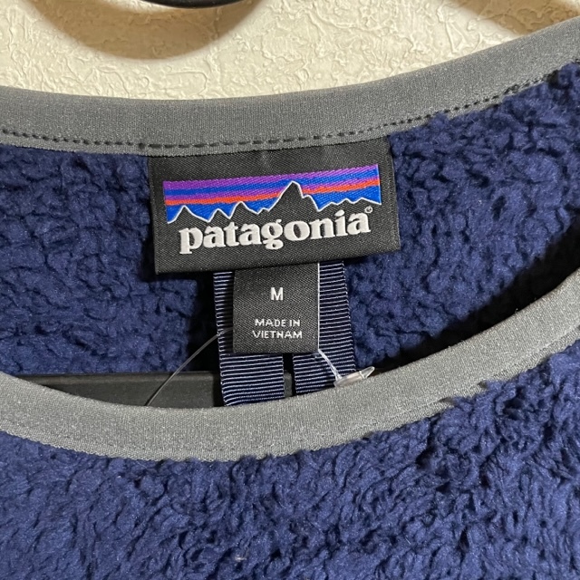 サイズM■新品 patagonia パタゴニア メンズ ロスガトス クルー ネイビー M's Los Gatos Crew フリースジャケット フリースシャツ_画像4