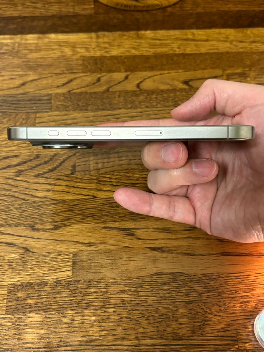 訳あり iPhone 15 Pro 128GB ナチュラルチタニウム シャッター音 訳あり iPhone 15 Pro 128GB ナチュラルチタニウム シャッター音