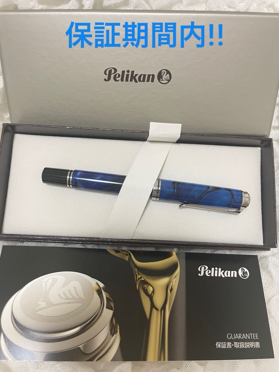 【極美品】Pelikanスーベレーン M805 ブルーデューン 18金 Bニブ