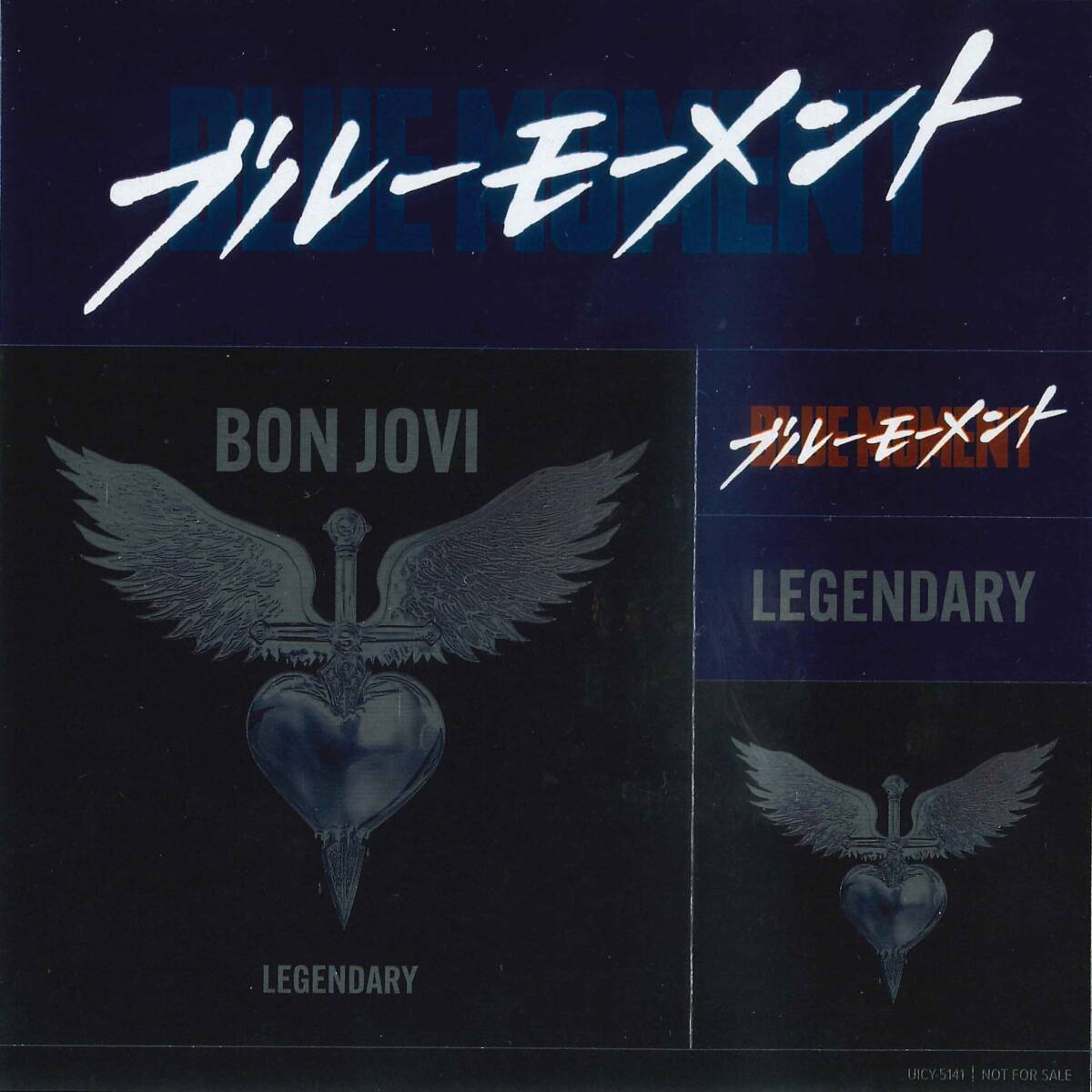 【非売品】 BON JOVI / ボン・ジョヴィ 『LEGENDARY / レジェンダリー』 封入特典 ★ オリジナル・ステッカーシート_画像1