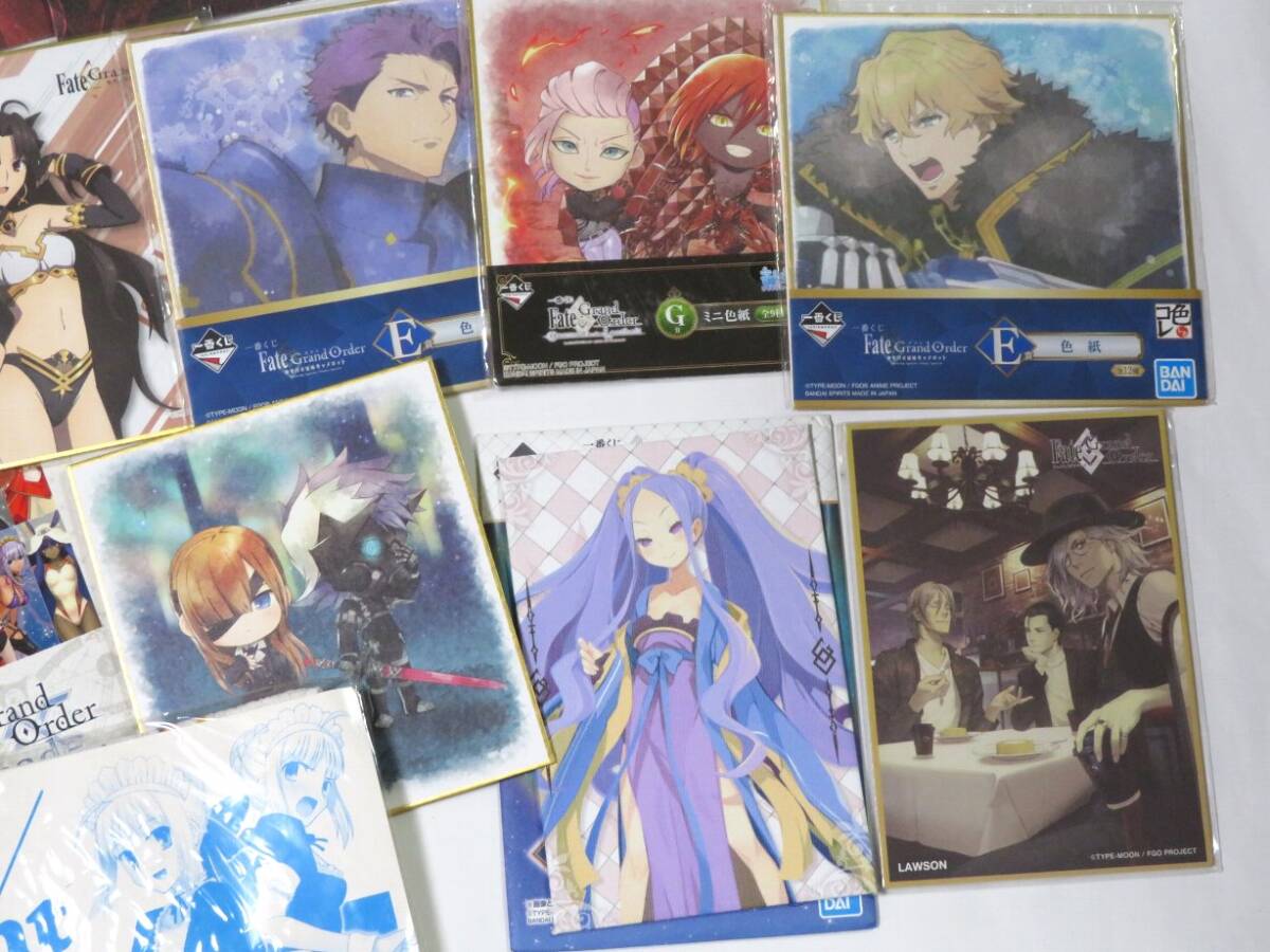 Fate/stay night　FGO　Dセット　ミニ色紙　シール　タオル　ストラップ　イラストボード他_画像5