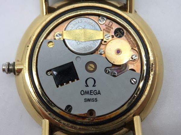 1円～ OMEGA オメガ De Ville デビル 191.0044 cal.1330 クォーツ式 腕時計 メンズ ゴールド 二針 動作未確認の画像9