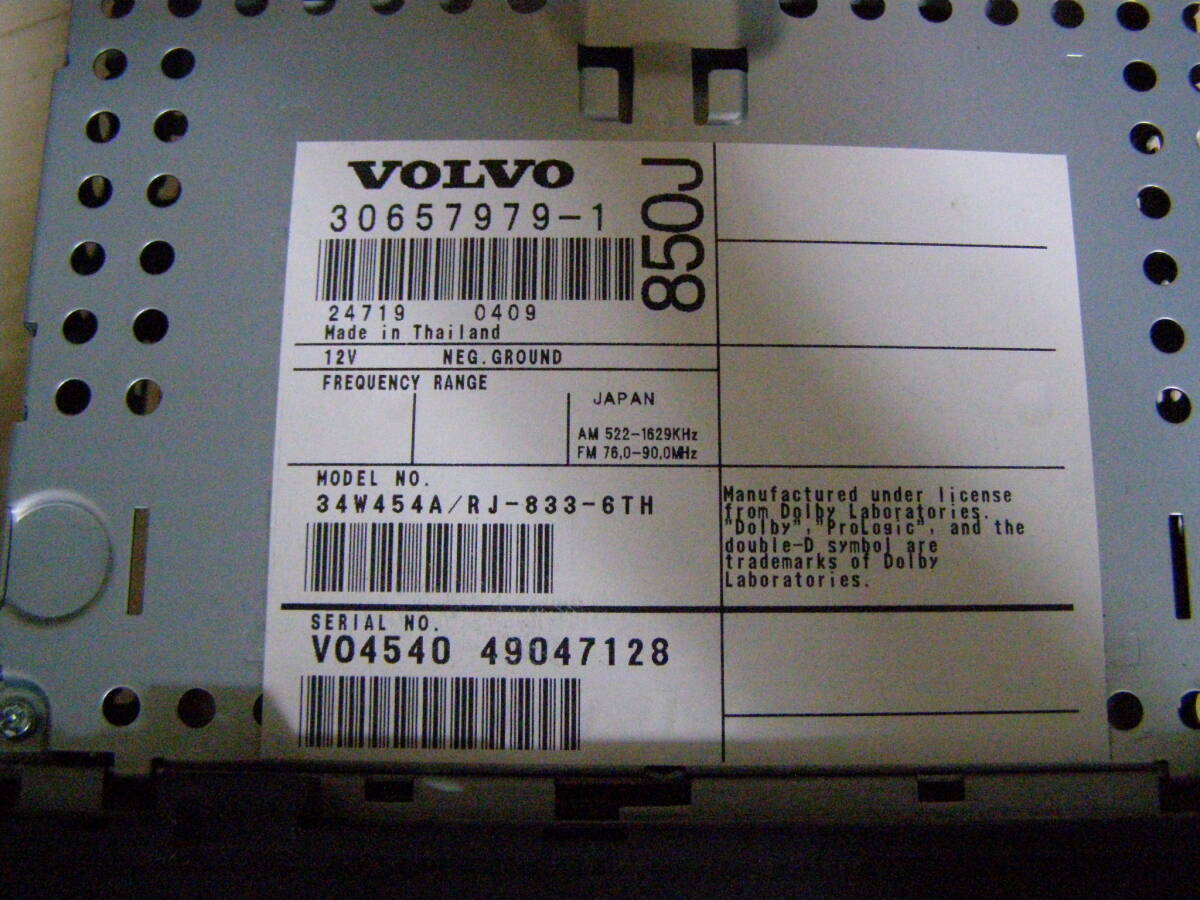 [ Junk ] Volvo оригинальный аудио SB S60 V70
