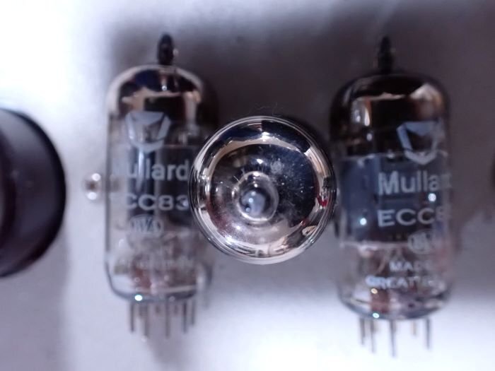 # vacuum tube .. city [ original work .[YAMAGUCHI Lab[6N3C single stereo amplifier ].Mullard. preliminary .#kyashu.1000 point 