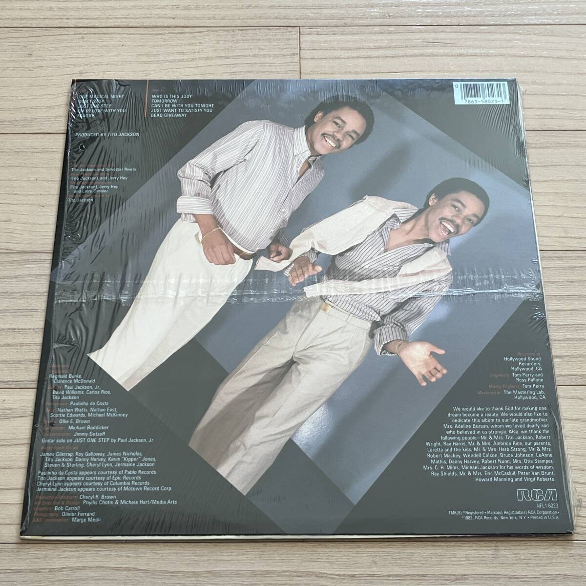 【US盤/Vinyl/12''/RCA Victor/NFL1-8023/82年盤/with ハイプステッカー,Shrink残】Steven & Sterling / One Magic Night //Soul,Boogie//_画像2
