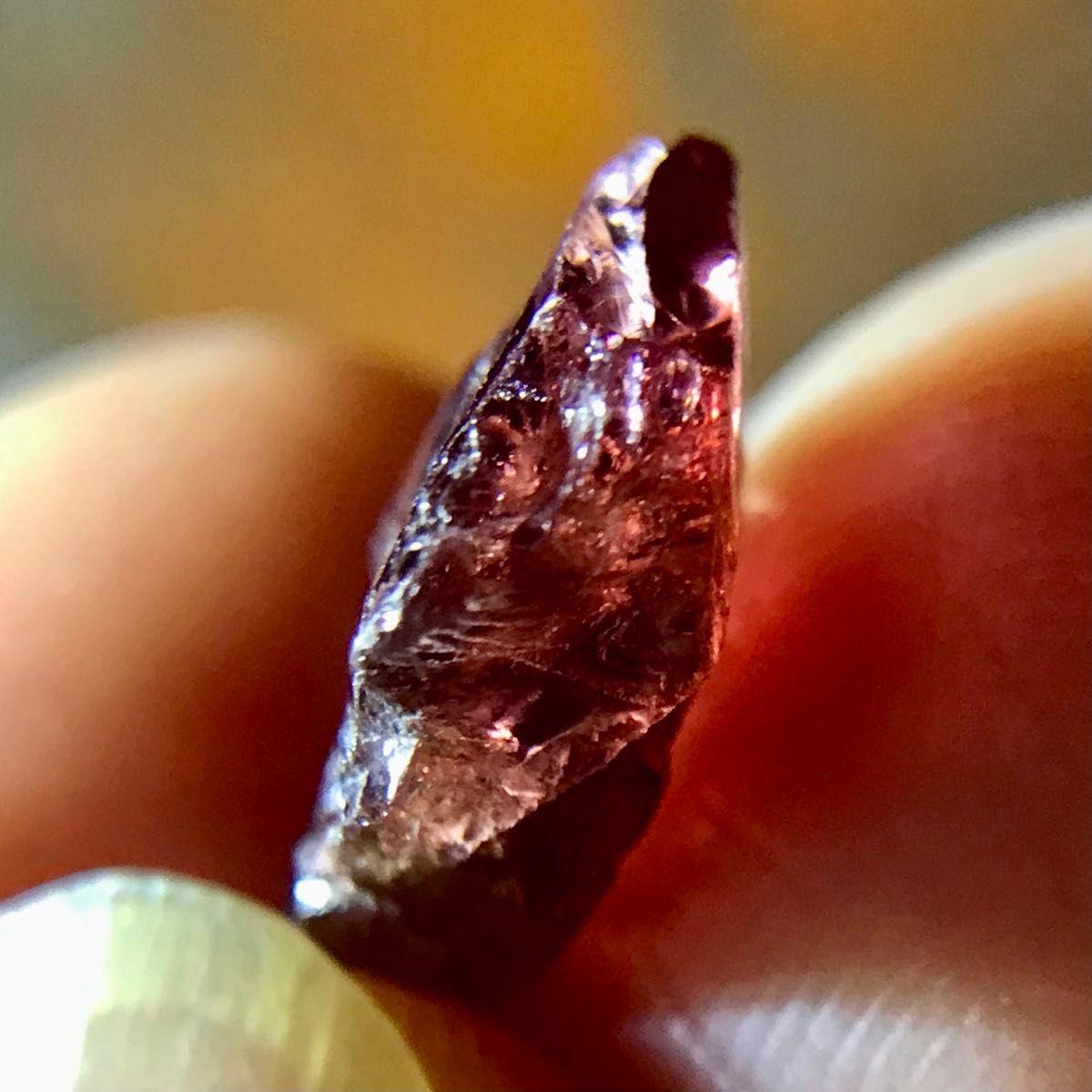 宝石質 ガーネット 4.3ct 宝石 原石 タンザニア 天然ガーネット 鉱物 鉱石 天然石 パワーストーン コレクション 