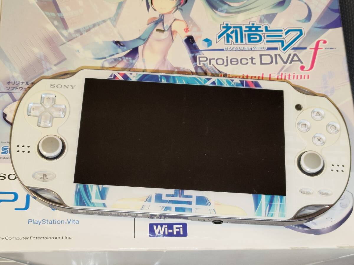 PSVITA PlayStation Vita 初音ミク Limited Edition Wi‐Fiモデル PCHJ-1000 本体 リミテッドエディション 保護フィルム未使用 _画像2