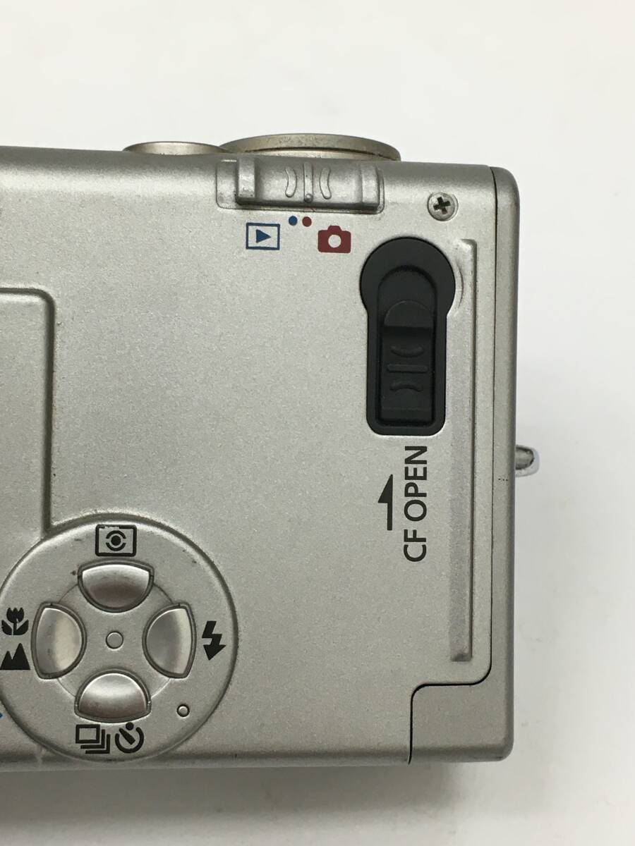 10752 Canon キャノン IXY DIGITAL 400 コンパクトデジタルカメラ 本体のみ 経年保管品 中古品 動作未確認_画像8