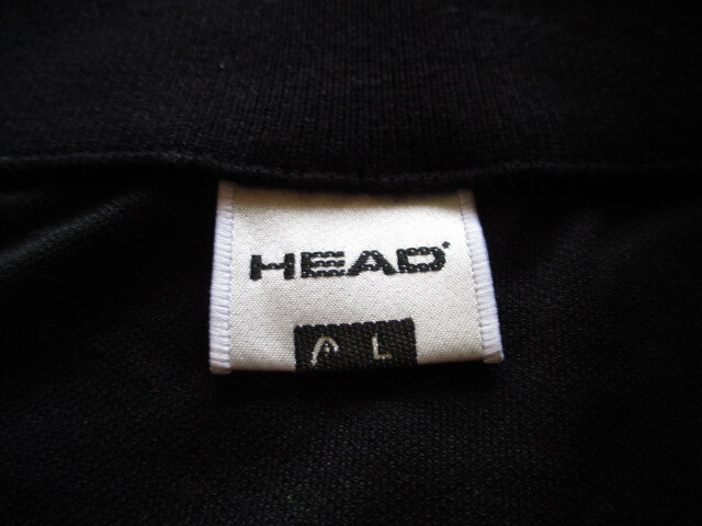 HEAD♪ハーフジップポロシャツ　Ｌ　黒_画像4