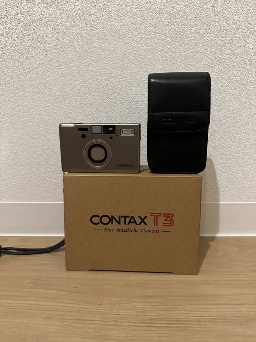 CONTAX コンタックス T3 Carl Zeiss Sonnar 2.8/35 T* コンパクト フィルムカメラ 動作確認済 付属完品_画像9