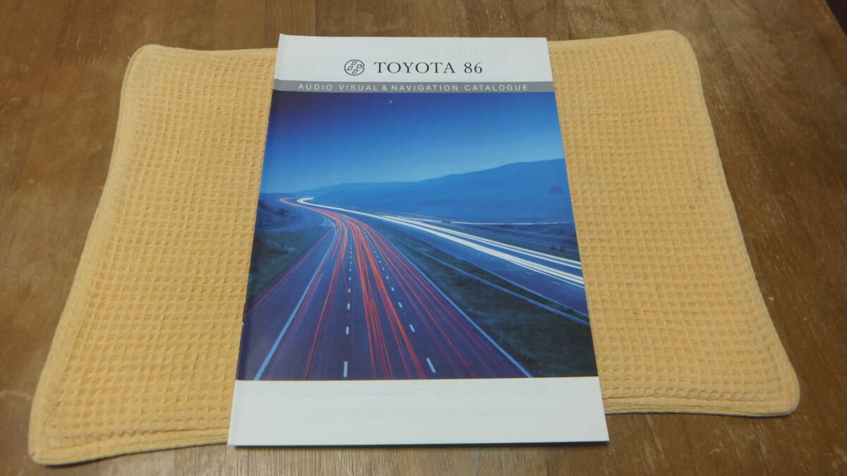 T34 ZN6 HachiRoku Toyota 86 catalog Heisei era 24 year 4 month postage 310 jpy 