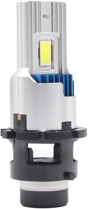 D2S/D2R LEDバルブ LEDヘッドライト 純正LED化 車検対応 ポン付け 爆光 キャンセラー内蔵 DC12V 6500K 加工不要 2個入り_画像2