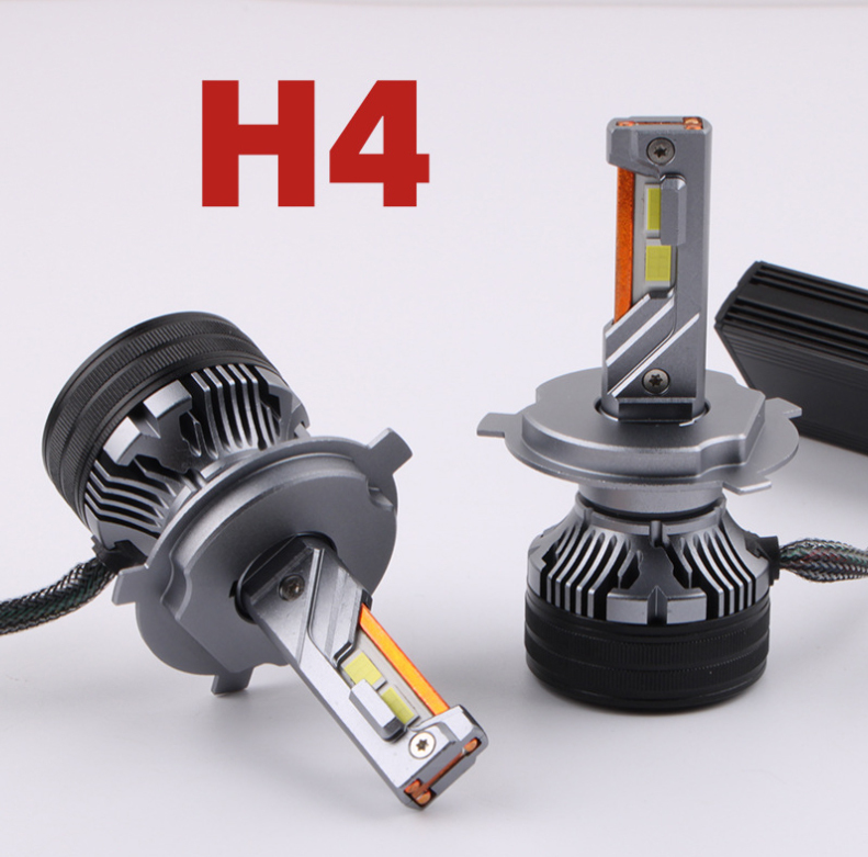 ハイパワー55W H4 LEDヘッドライト フォグランプ 2灯合計実測値 35800cd キャンセラー内蔵 ２個入り_画像2