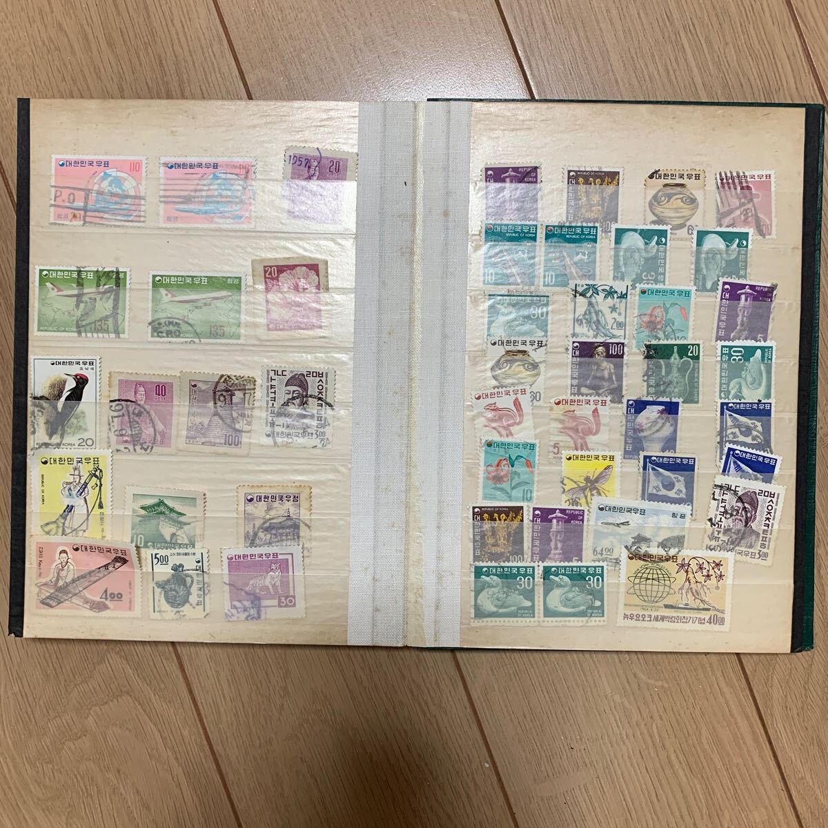  Korea stamp used .1 pcs. summarize album attaching 