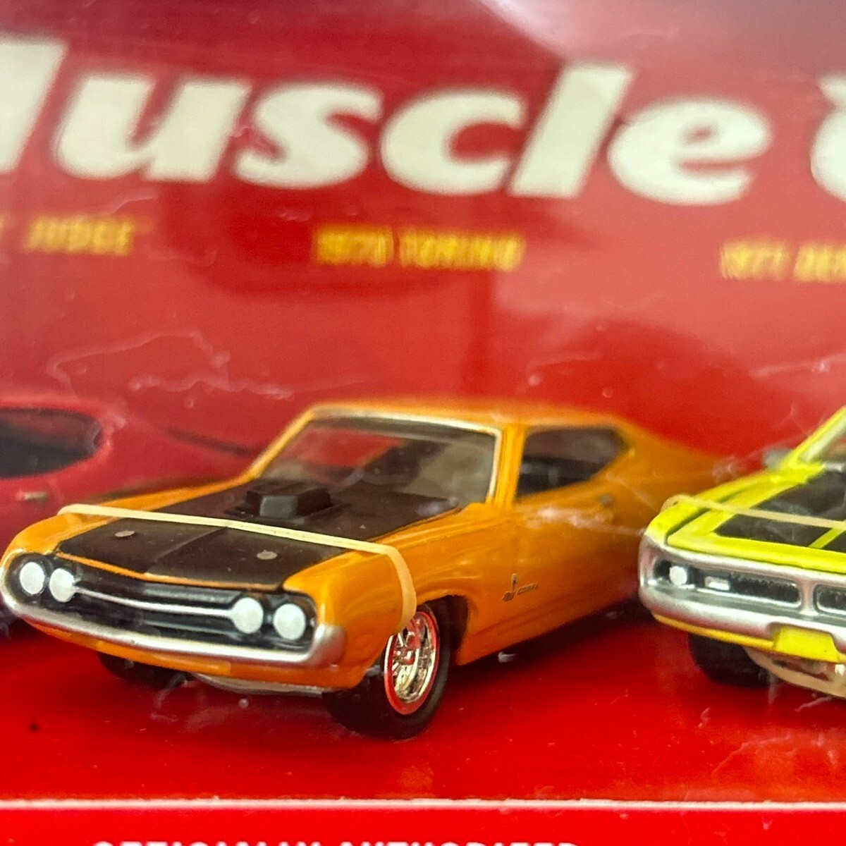 Y# нераспечатанный JOHNNY LIGHTNING Johnny Lightning Muscle Cars 4car BOX миникар!