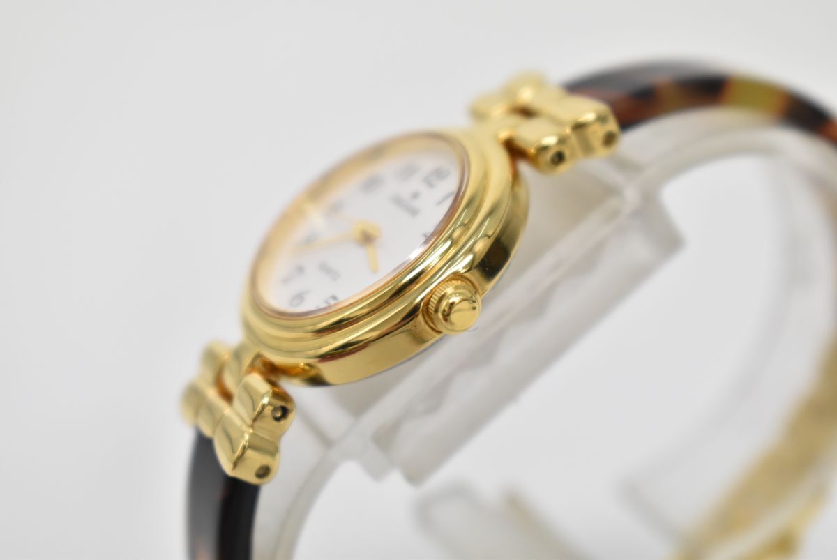 (781S 0419M31) 1円～ JUNGHANS ユンハンス レディース クオーツ JY-2012L 腕時計 【ジャンク品】_画像2