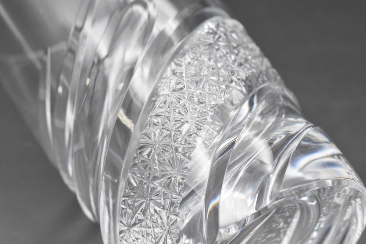 (792L 0509M10) 1円～ 未使用 HOYA CRYSTAL ホヤクリスタル グラス 6客 タンブラー クリスタルガラス 食器の画像5