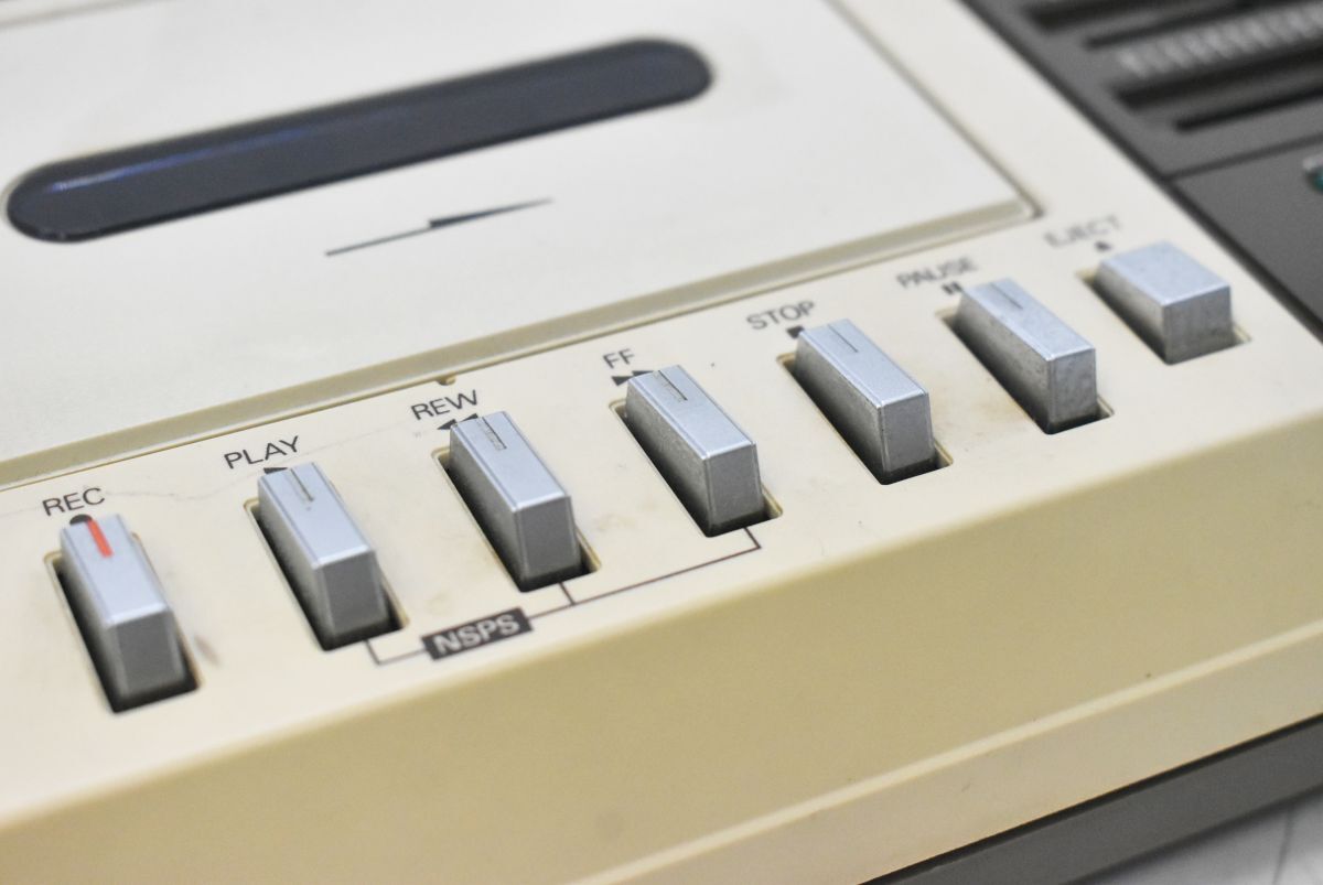 (806S 0520S15) 1 иен ~ NEC PC-6082(DR-320) DATA RECORDER данные магнитофон кассета магнитофон [ утиль ]