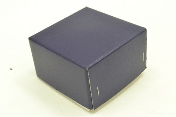 (1S 0503Y38)１円～ 未使用 ハート型 薔薇 リボン ヴィンテージ オルゴール ジュエリーボックス 日本製 宝石箱 小物入れ ブルーの画像7