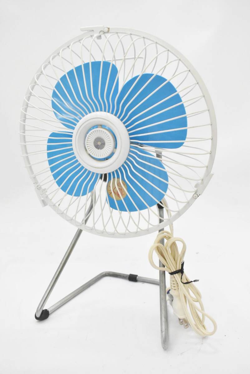 (797M 0514S14) 1円～ ダイエー KF-20X 20cm卓上扇風機 冷調 ブルー 日本製 レトロ 扇風機 【通電確認済み】_画像1
