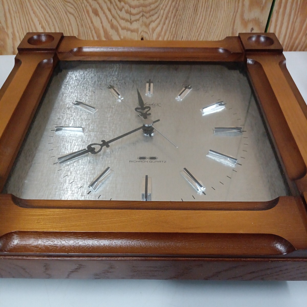 掛け時計 壁掛け時計 AICHI時計 愛知時計 昭和レトロ 当時物 起動確認済 中古品の画像7