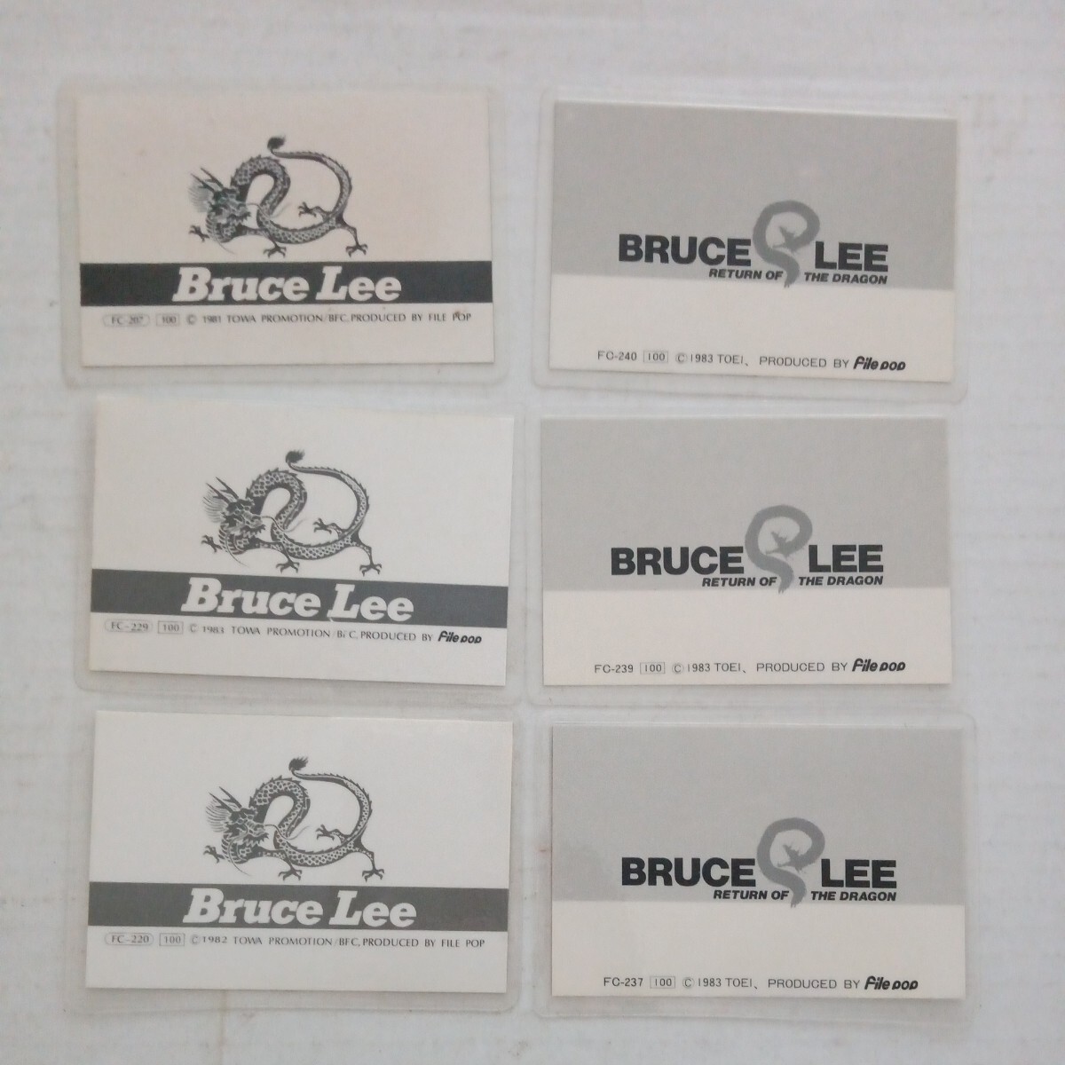 ブルース・リー　Bruce Lee　トレーディングカード　トレカ　まとめ売り　まとめて31枚　当時物_画像6