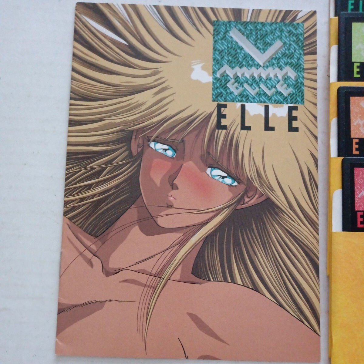 ELLE エル X68000版 elf エルフ　当時物　中古品　起動未確認　レトロゲーム　説明書あり　箱なし_画像2