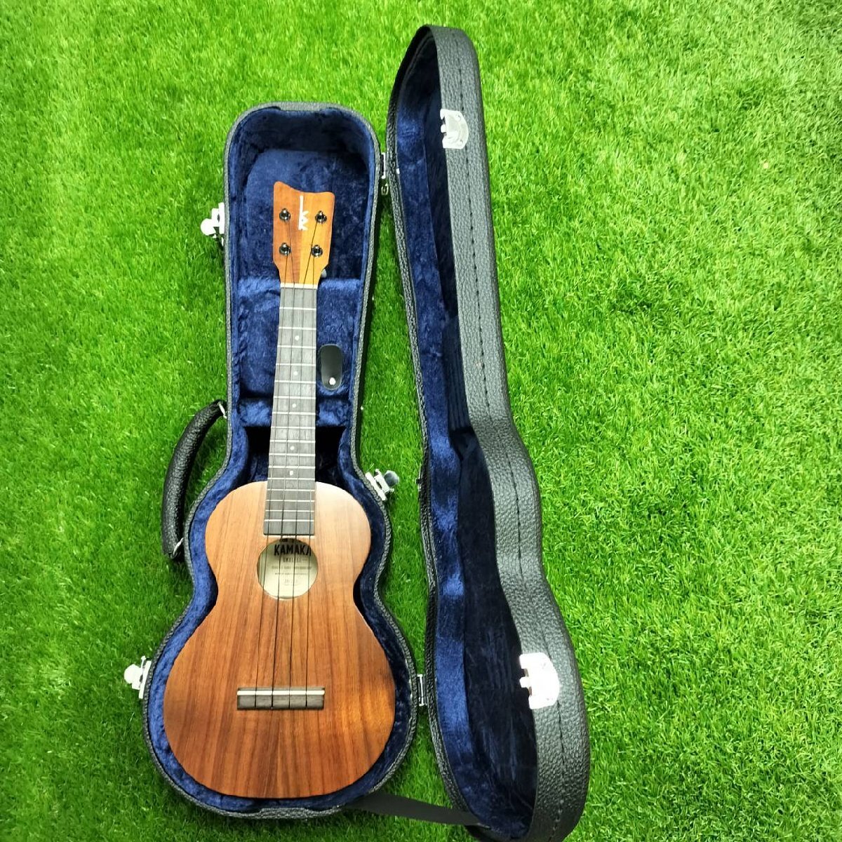 [ beautiful goods secondhand goods ][5-265]KAMAKAka maca ukulele WARRANTY Model HF-2 hard case, ukulele tuner attaching 