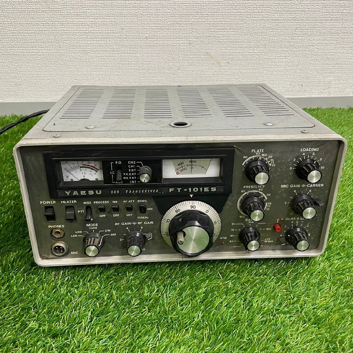 [ present condition goods ][5-337]YAESU SSB transceiver FT-101ES external VFO FV-101B amateur radio machine 