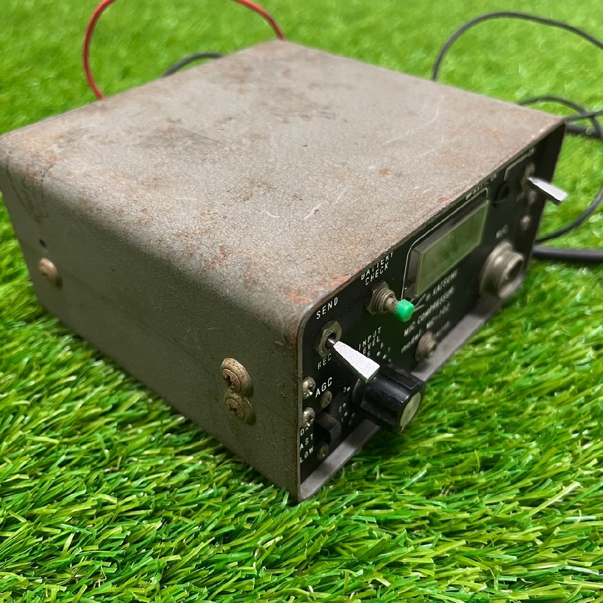 【現状品】『5-336』カツミ電機製 MIC COMPRESSOR マイクコンプレッサー MC-702W_画像4