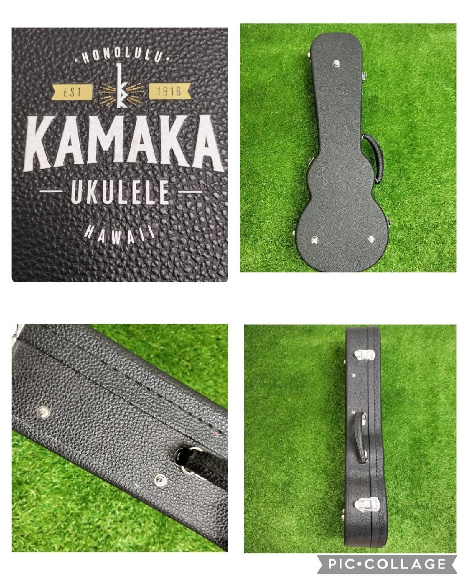[ beautiful goods secondhand goods ][5-265]KAMAKAka maca ukulele WARRANTY Model HF-2 hard case, ukulele tuner attaching 