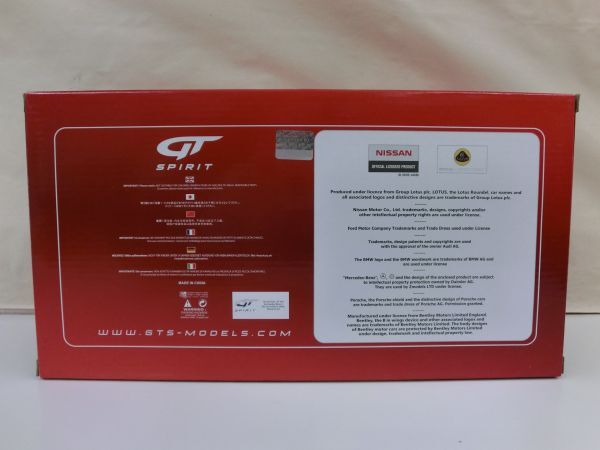#i9【梱80】 KYOSHO 京商 GTS117 GT SPIRIT MODEL CAR COLLECTION メルセデス ベンツ AMG SL 63 ブラック 1/18 17500の画像2