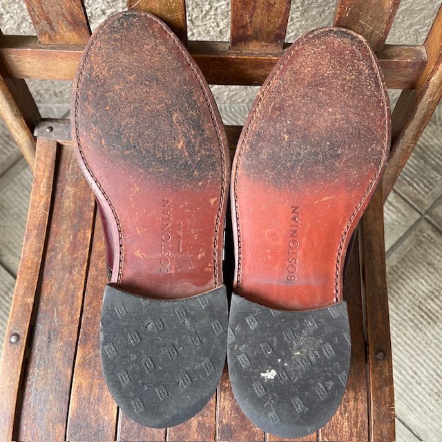!_ выдающийся!USA производства Vintage Boss toni Anne Bostonian кожа обувь 27cm кожа обувь / б/у одежда 80's70's America американский Alden джентльмен Англия 