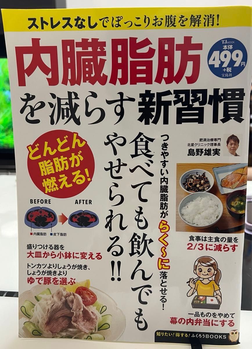 内臓脂肪を減らす新習慣 （ＴＪ　ＭＯＯＫ　知りたい！得する！ふくろうＢＯＯＫＳ） 島野雄実／監修