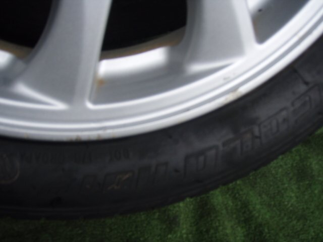 ★ L375S タント カスタム RS　純正 15インチ アルミホイール PCD100 4穴 4.5J +45 タイヤ 165/55R15 2021年製 4本 SET　360336JJ_画像5