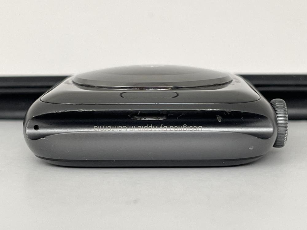 1078【動作確認済】 Apple Watch Series4 GPS 44mm スペースブラックアルミニウムケース スポーツバンド バッテリー80％の画像6