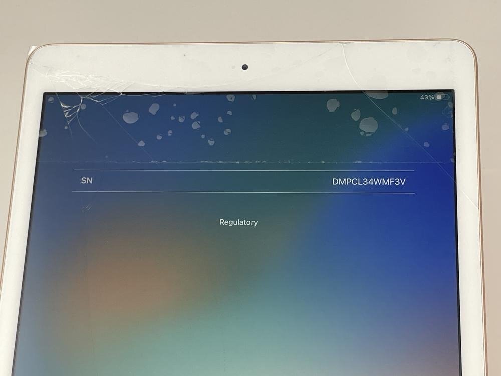 2300【ジャンク品】 iPad 第7世代 128GB Wi-Fi ゴールドの画像3