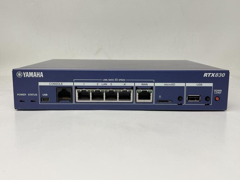 U620【動作確認済】 YAMAHA VPNルーター RTX830 ブルー_画像2