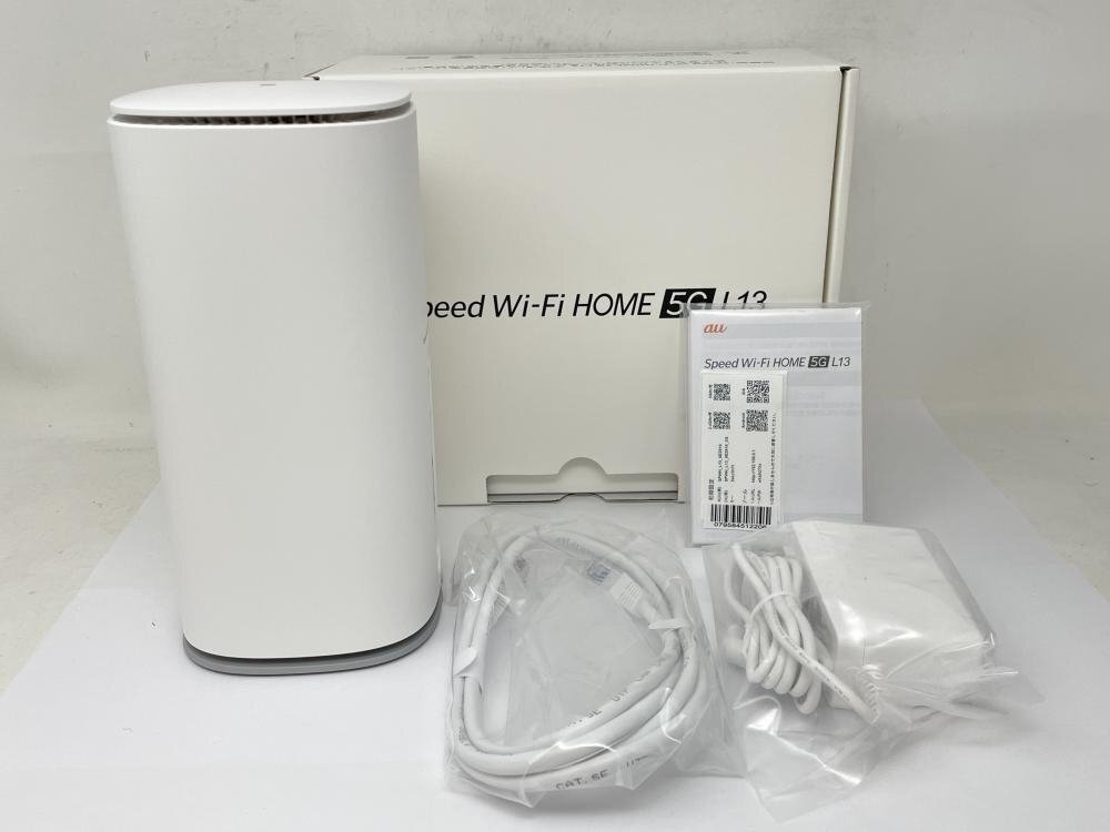 3010【超美品・制限○　白ロム】 Speed Wi-Fi HOME 5G L13 ZTR02 ルーター au ホワイト_画像1