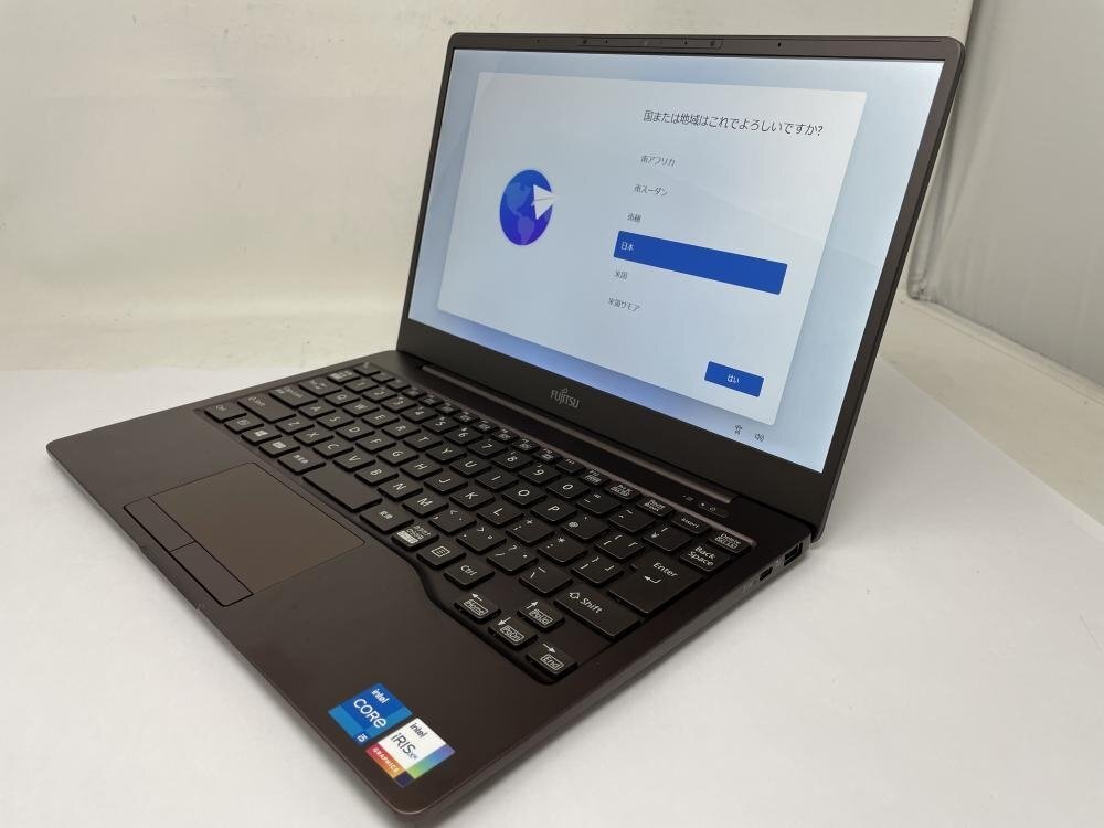 WIN927【美品】 富士通 LIFEBOOK CH75/F3 FMVC75F3MG 256GB 8GB intel core i5-1135G7 2.40GHz Windows11 Home /100_画像1