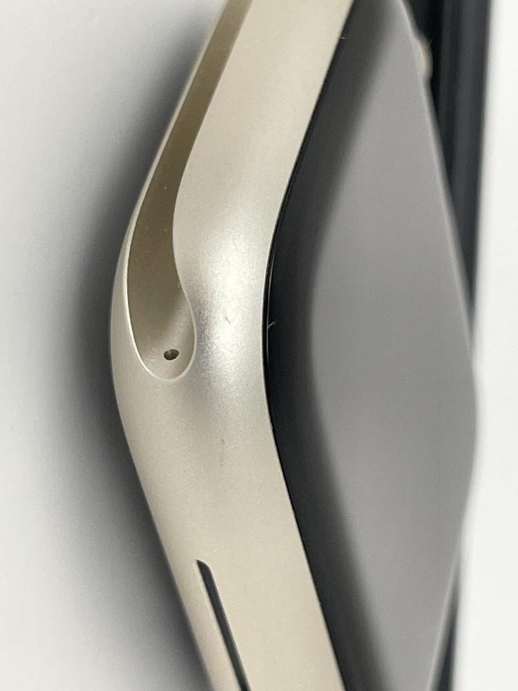 U127[ прекрасный товар ] Apple Watch Series9 GPS 45mm Star свет aluminium кейс спорт частота аккумулятор 100%