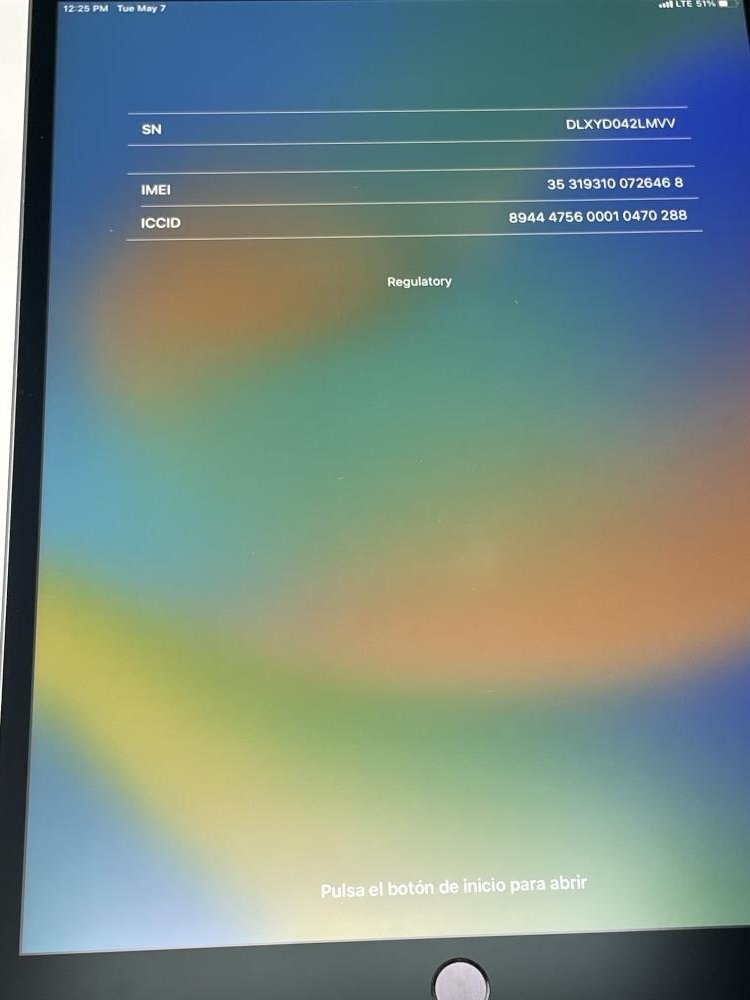 U641【ジャンク品】 iPad Air 第3世代 256GB au スペースグレイ_画像7