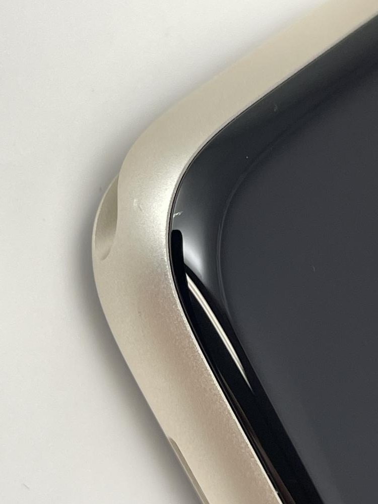U127[ прекрасный товар ] Apple Watch Series9 GPS 45mm Star свет aluminium кейс спорт частота аккумулятор 100%